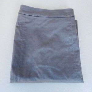 H&M LUX Grey Sheen Pencil Skirt SZ 4